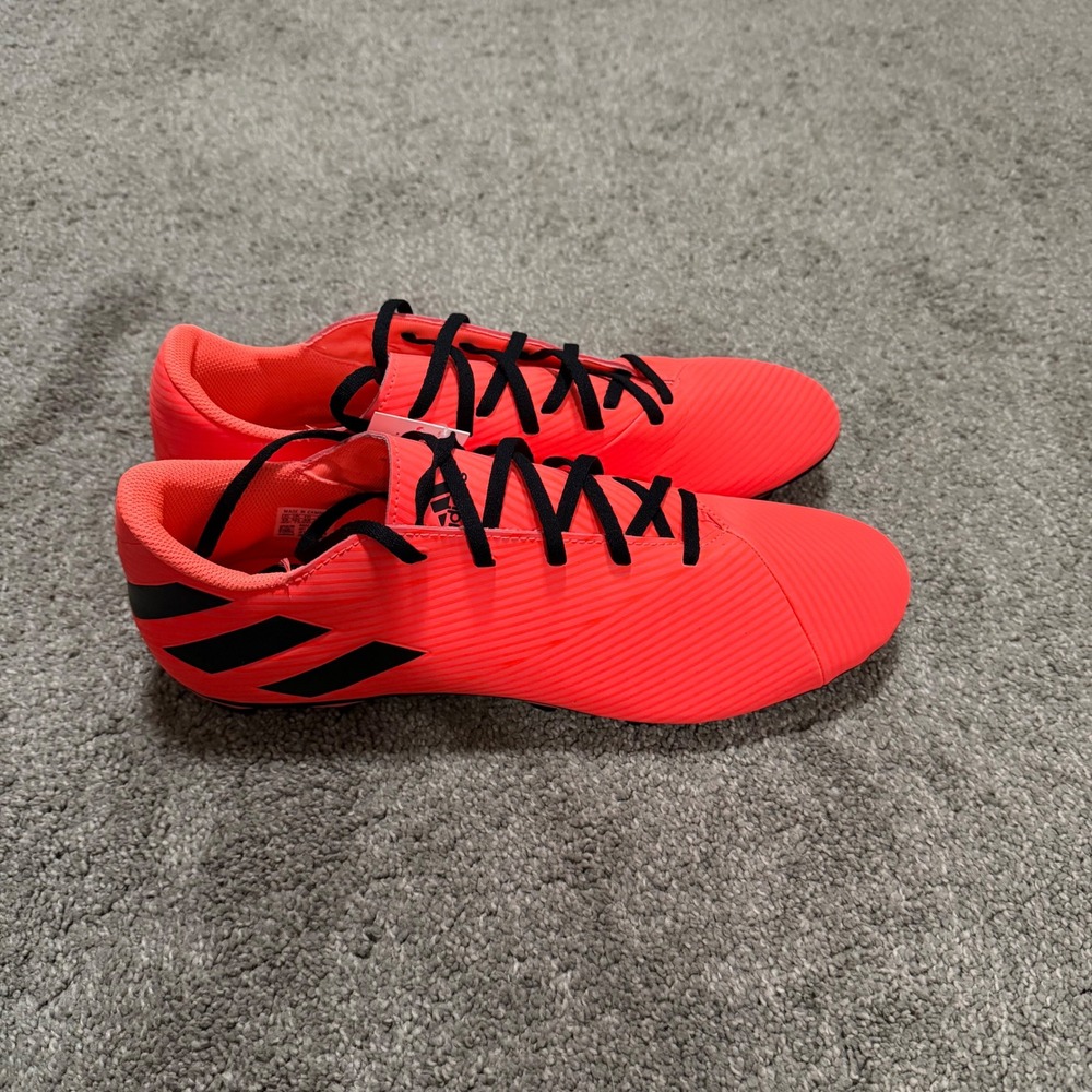Adidas Nemeziz 19.4 FG Soccer‎ Cleats Mens Red Black Size 13 EH0302